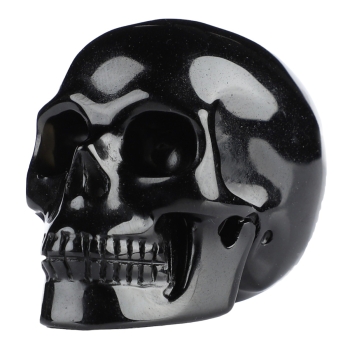 Skull Black Obsidian